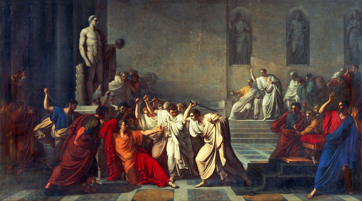 Smrt Julia Caesara od Vincenzo Camuccini
