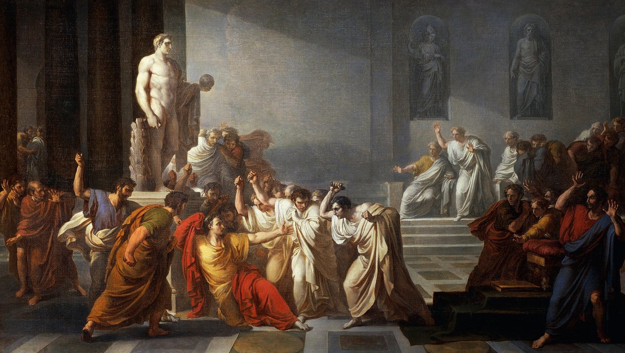 Smrt Julia Caesara od Vincenzo Camuccini