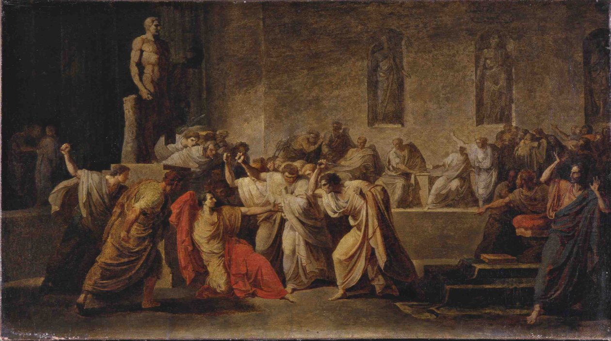 Smrt Julia Caesara od Vincenzo Camuccini