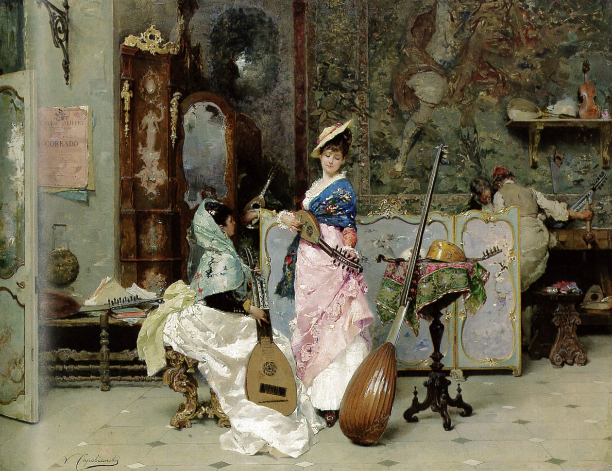Obchod s mandolínou od Vincenzo Capobianchi