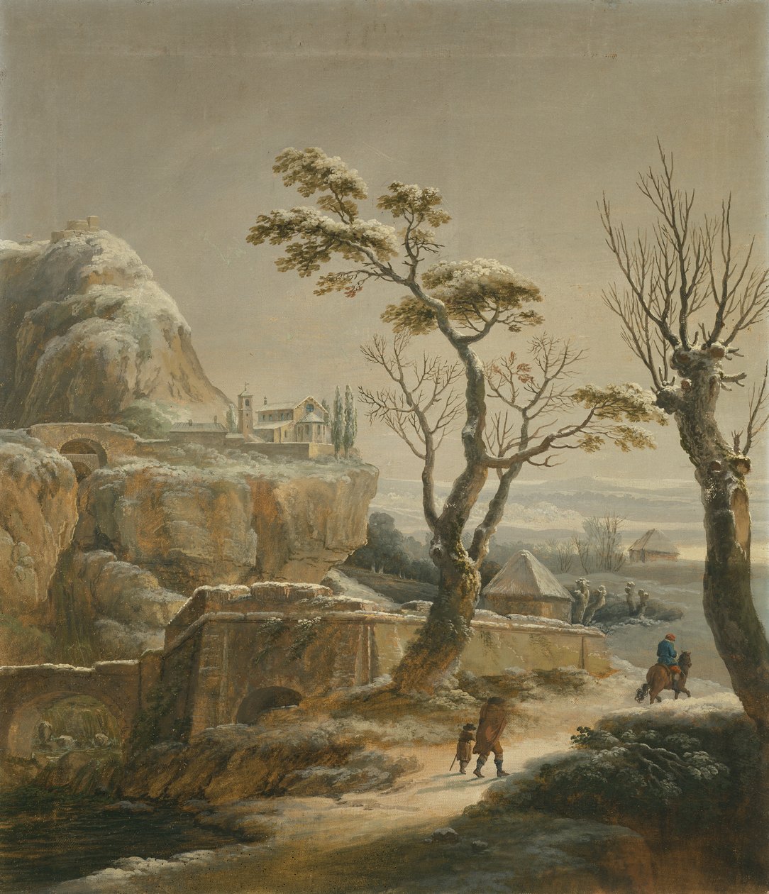 Zima (malba na plátno) od Vincenzo Martinelli