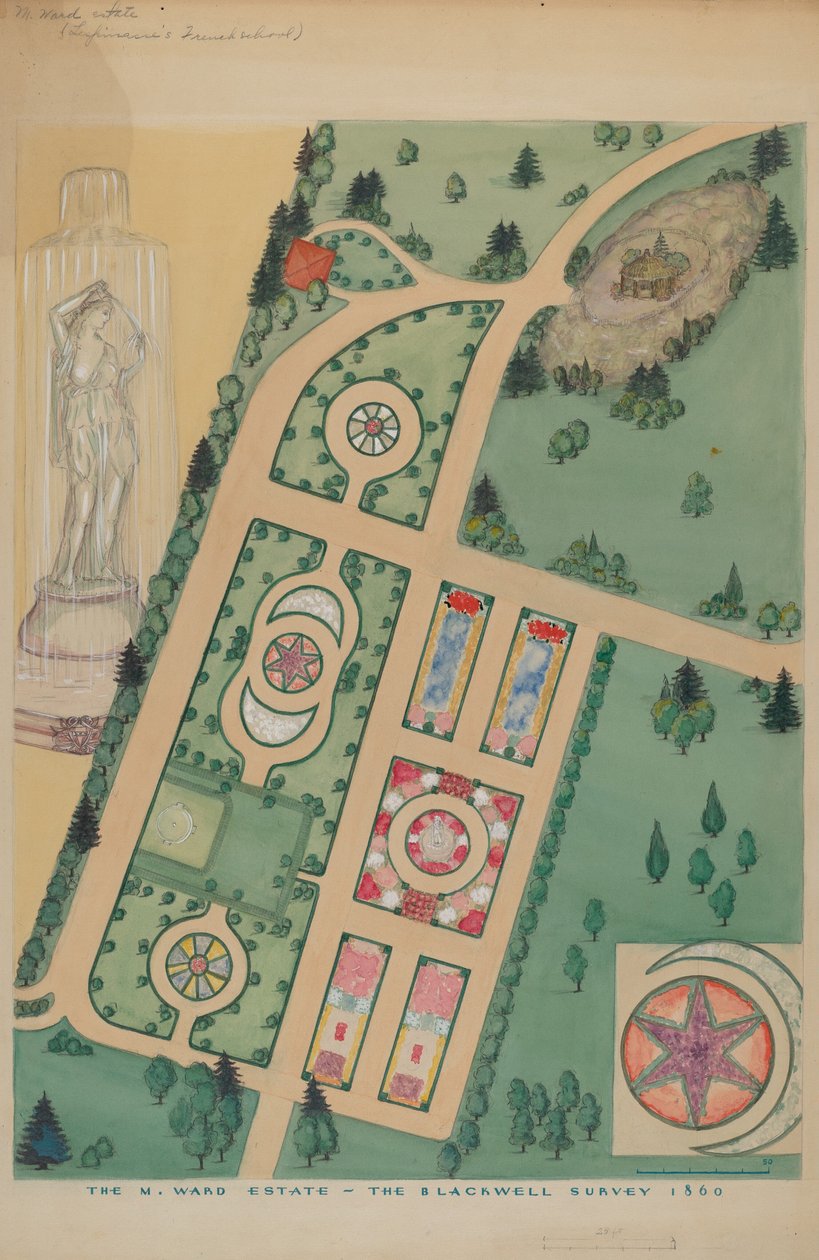 M. Ward Estate, c. 1936. od Virginia Richards