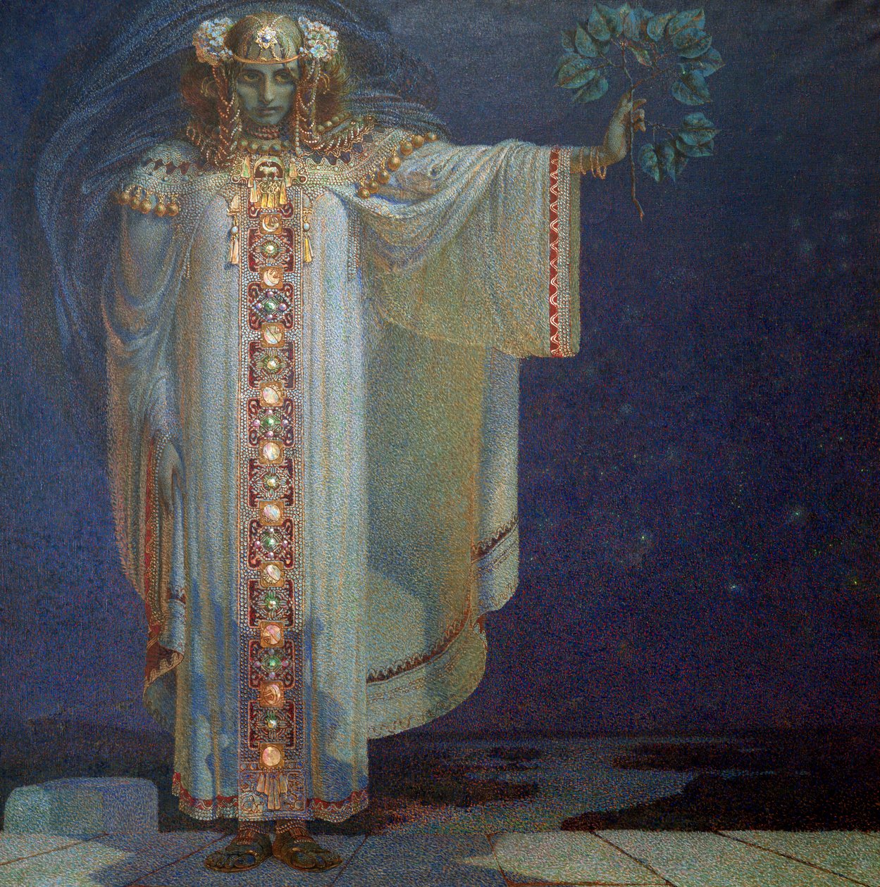 Prorokyně Libuše, 1893 od Vítězslav Karel Mašek