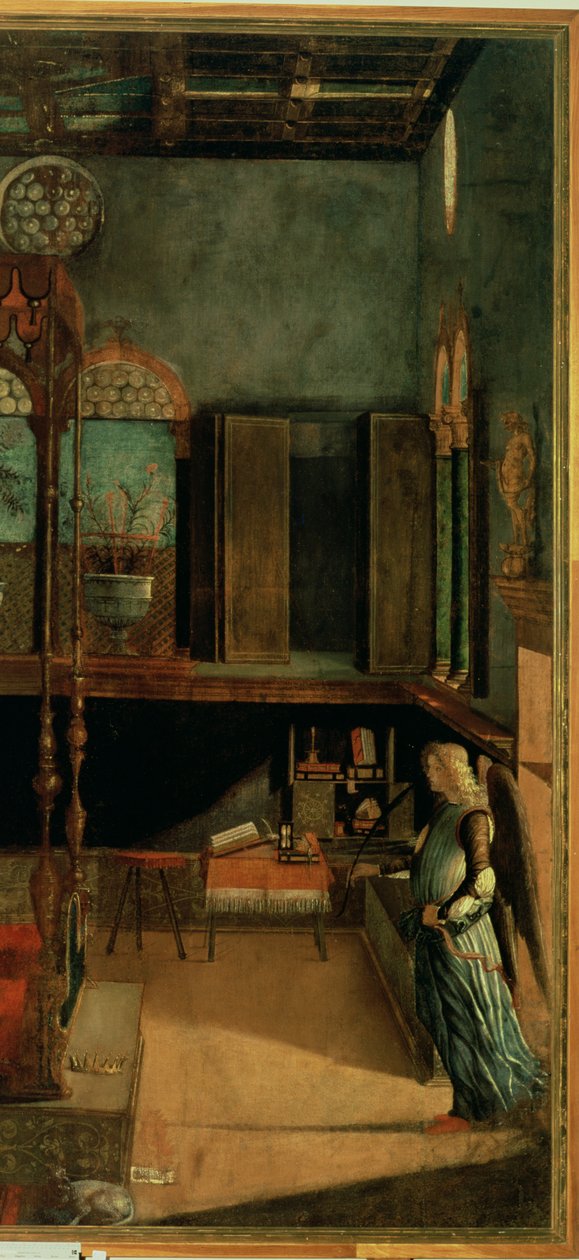 Sen sv. Uršuly, 1495 tempera na plátně detail 686 od Vittore Carpaccio