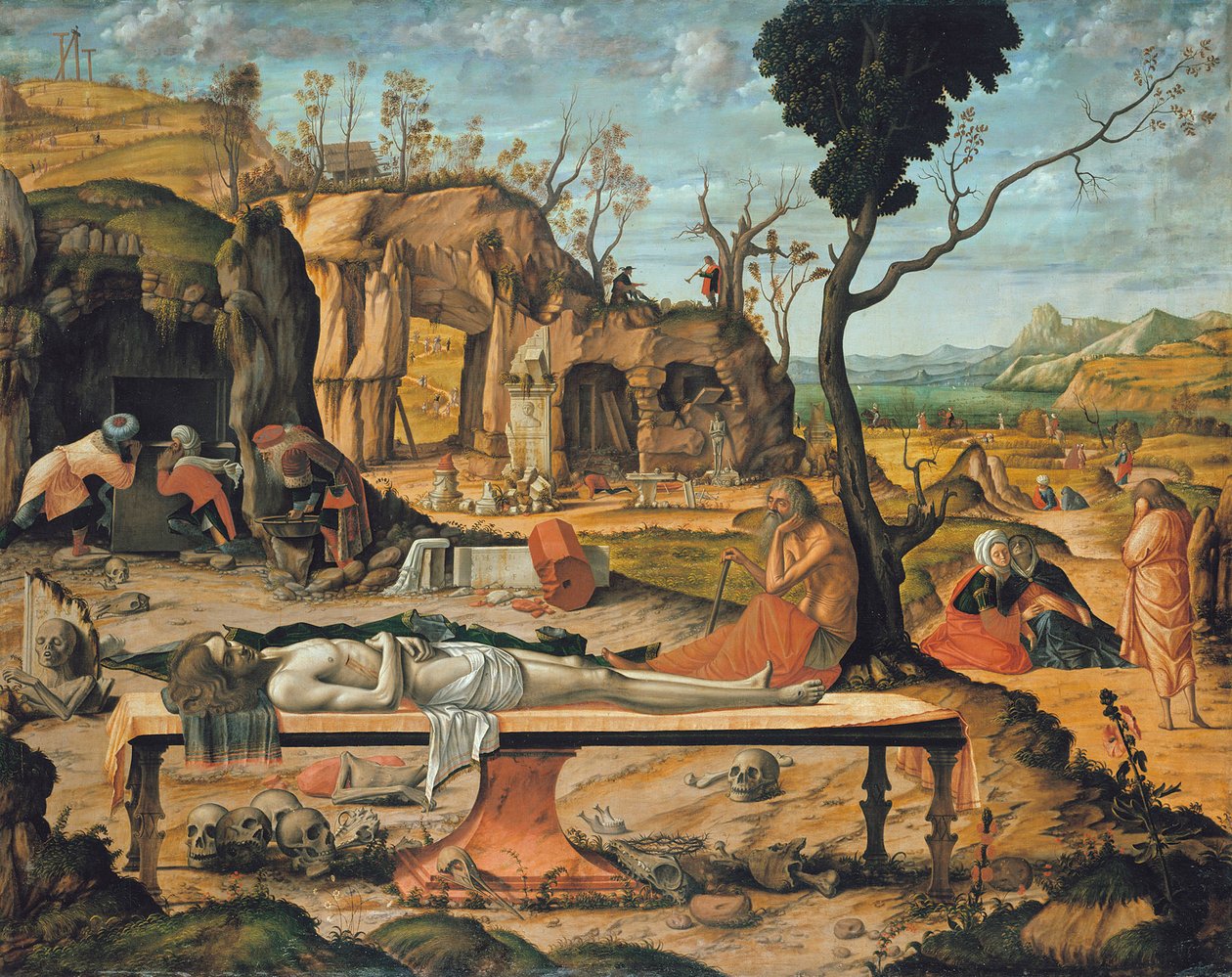 Příprava Kristovy hrobky od Vittore Carpaccio