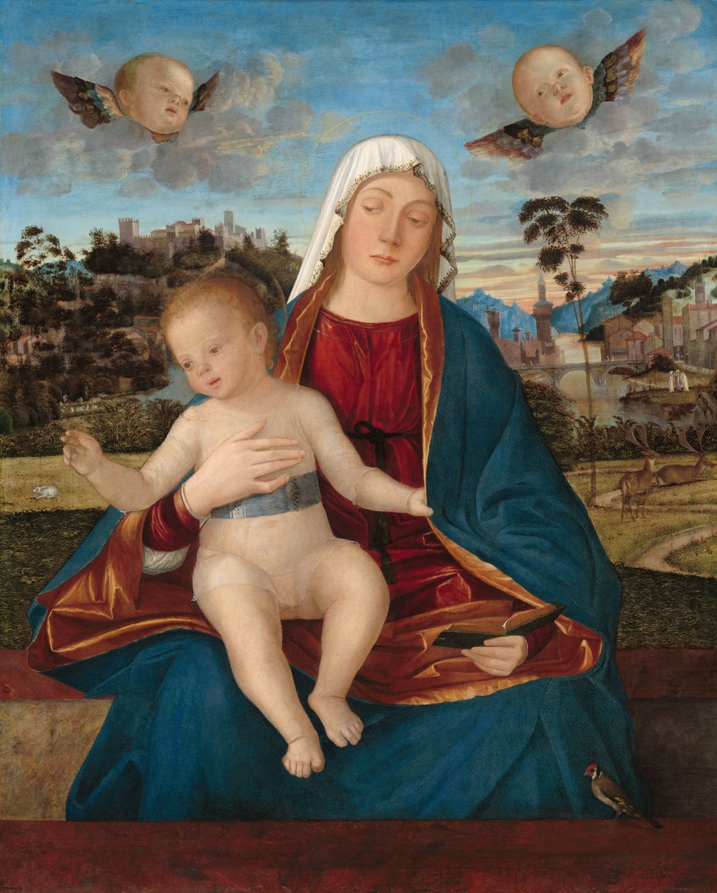 Vittore Carpaccio - Madona s žehnajícím dítětem od Vittore Carpaccio