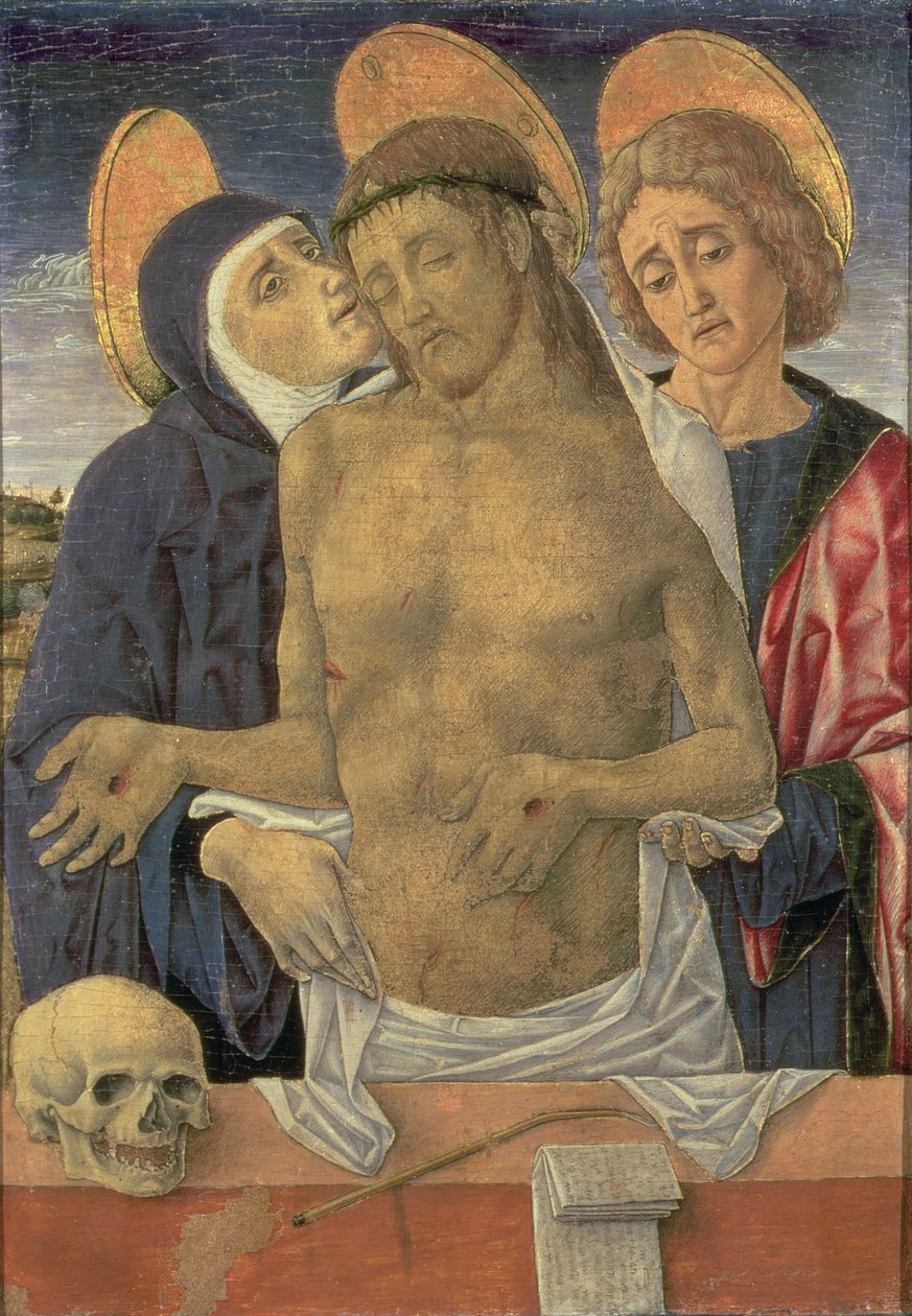 Pieta (tempera na desce) od Vittore Crivelli
