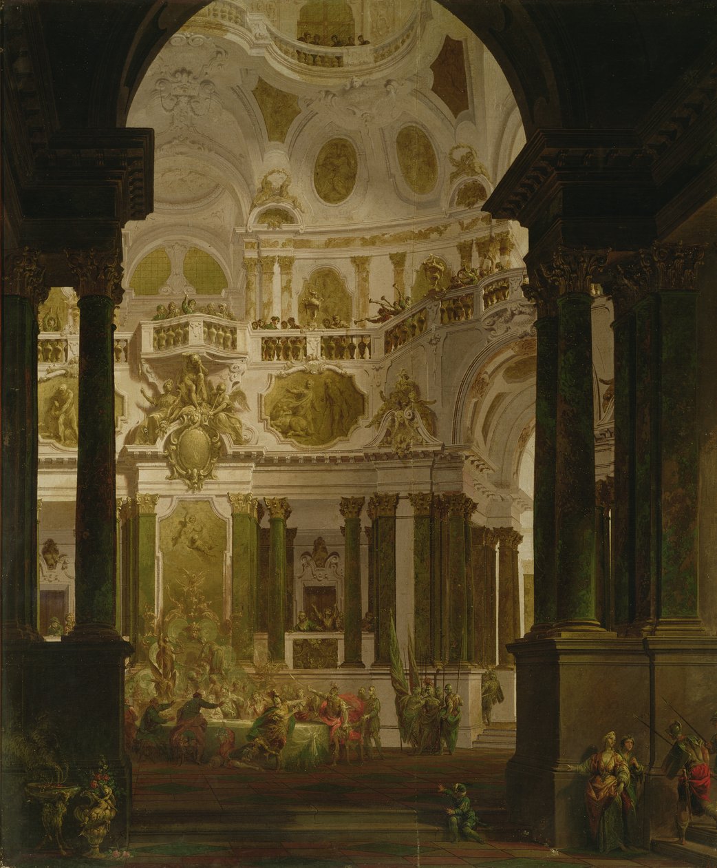 Svátek Belšazar (tempera na plátně) od Vittorio Maria Bigari