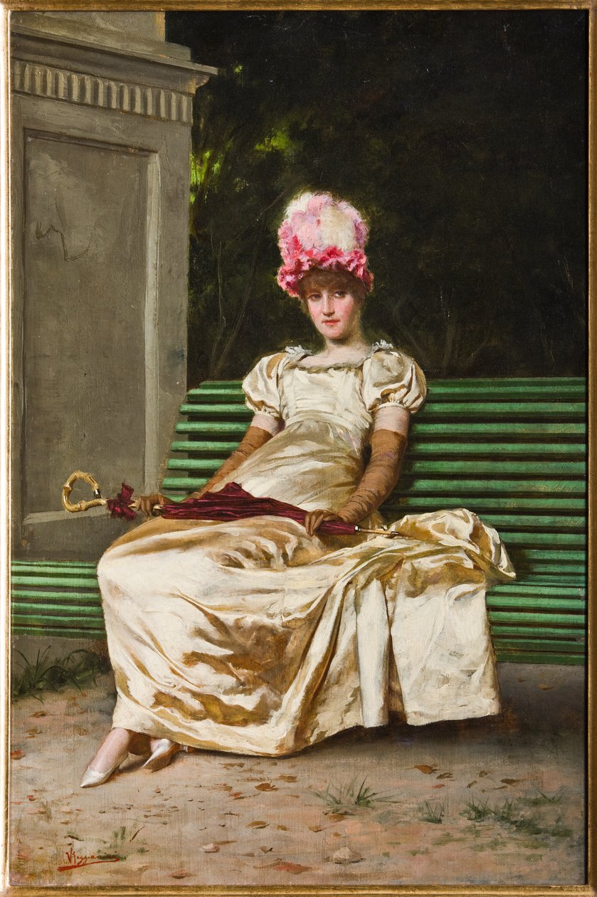 The Wait (olej na plátně) od Vittorio Reggianini