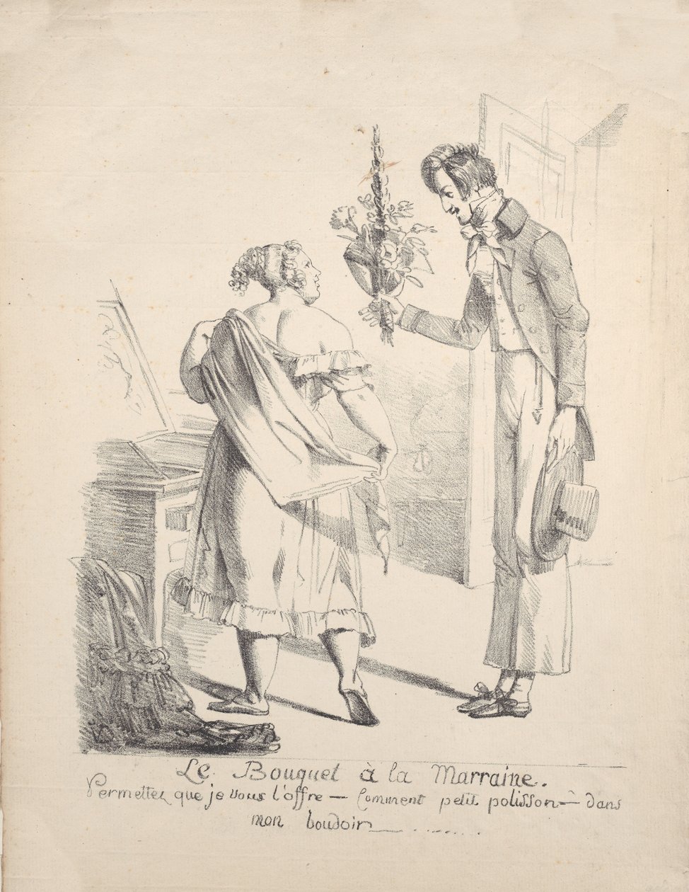 Kytice kmotry, ca. 1800-1825. od Vivant Denon