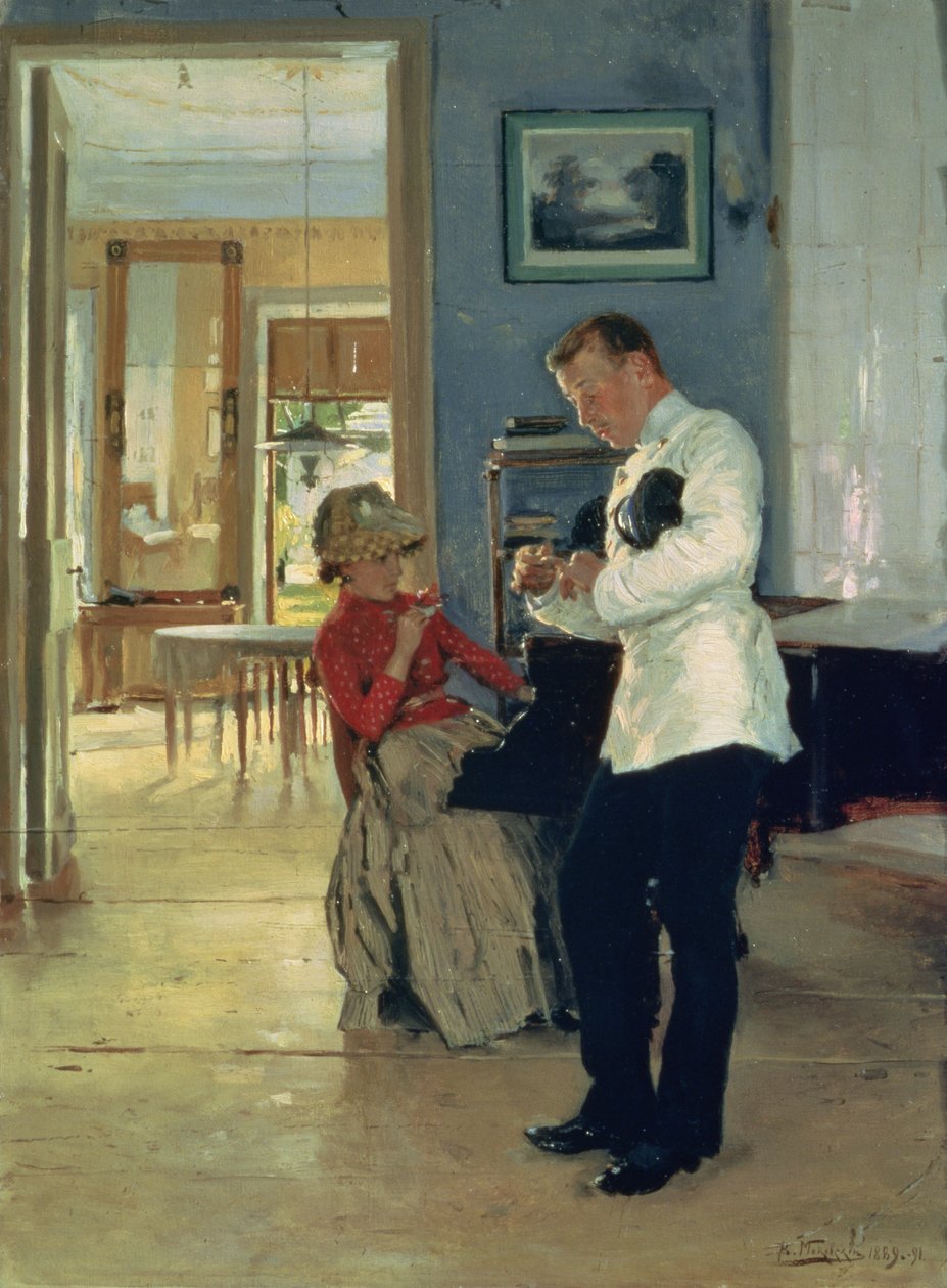 Deklarace lásky, 1889-91 od Vladimir Egorovic Makovsky