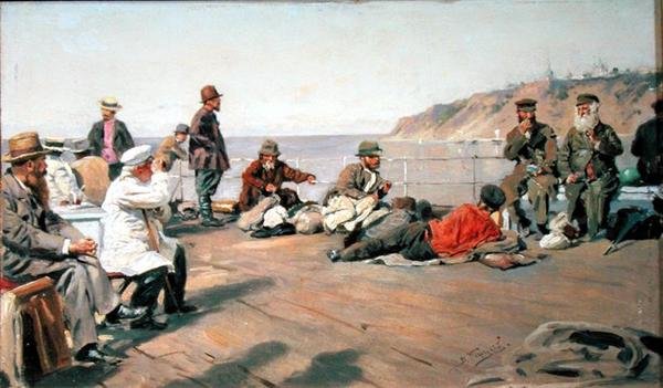 Na palubě, 1920 od Vladimir Egorovic Makovsky