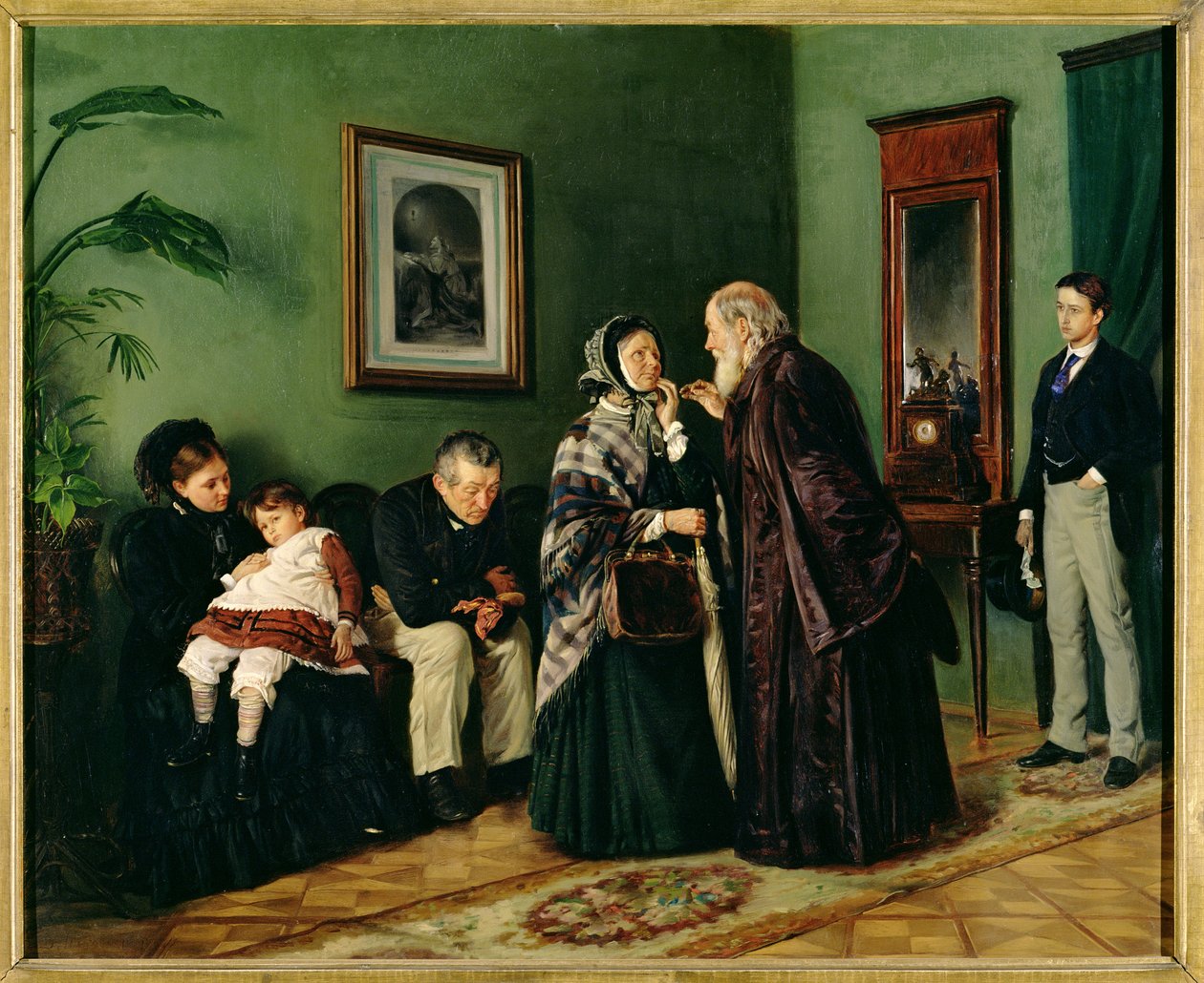 Doktorova čekárna, 1870 od Vladimir Egorovic Makovsky