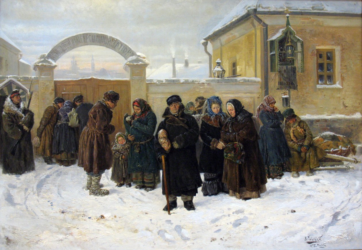 Očekávání Německy: Očekávání: an od Vladimir Egorovic Makovsky