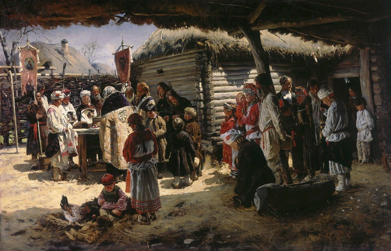 Velikonoční modlitba, 1887-1888. od Vladimir Yegorovich Makovsky