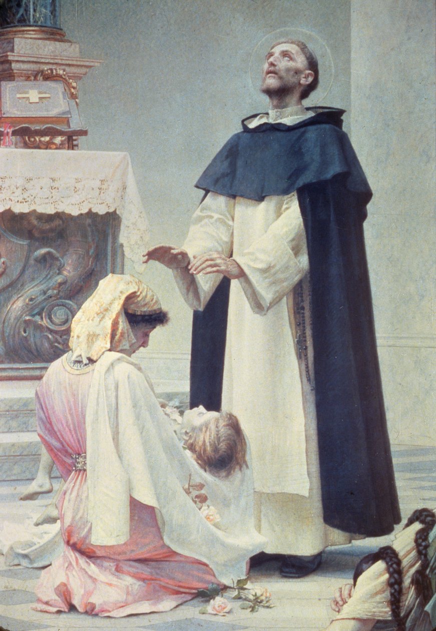 Svatý Dominik od Vlaho Bukovac