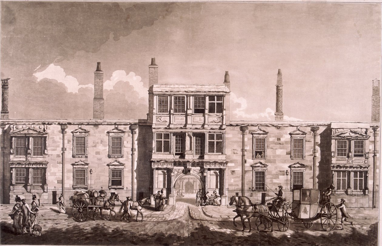 Somerset House, Londýn, 1777 od WG Moss