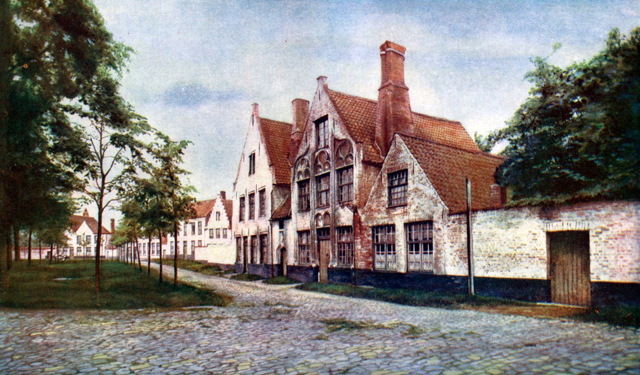 Zahájení vinice, Bruggy, Belgie, c1924. od WH Smith