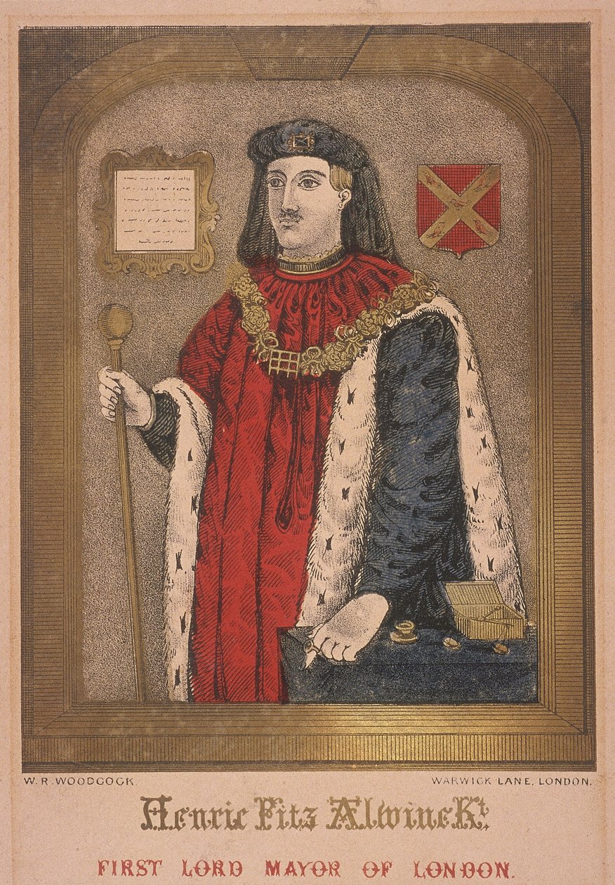 Henry Fitzailwin, c1850 od WR Woodcock