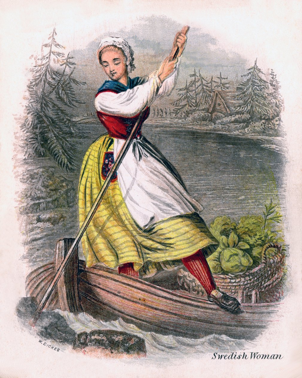 Švédské veslování, 1809. od W. Dickes