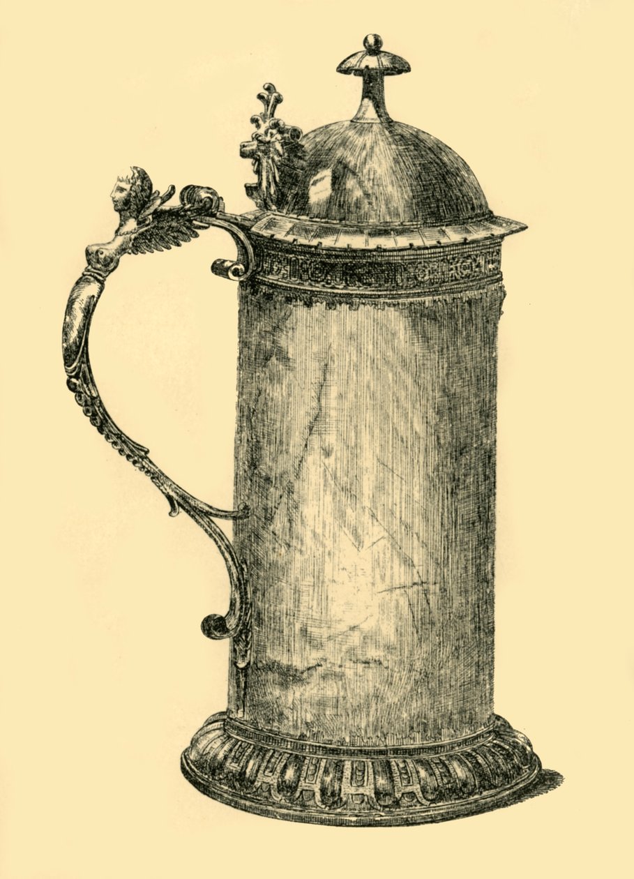 Tankard, počátek 17. století, 1881. od W. Harbutt