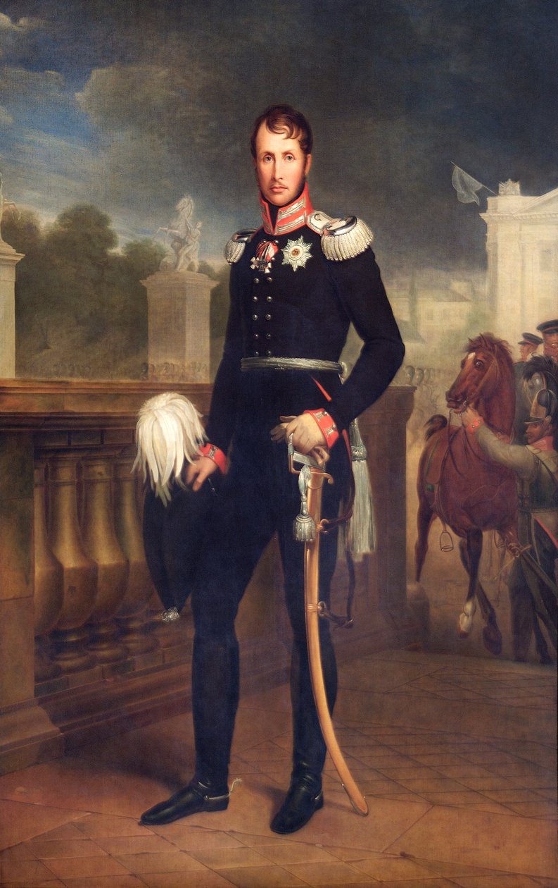 Frederick William III (olej na plátně) od W. Herbig