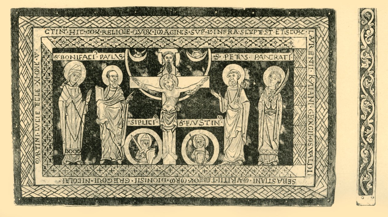 Hildesheimský přenosný oltář, c1160-1170, 1881. od W Jones