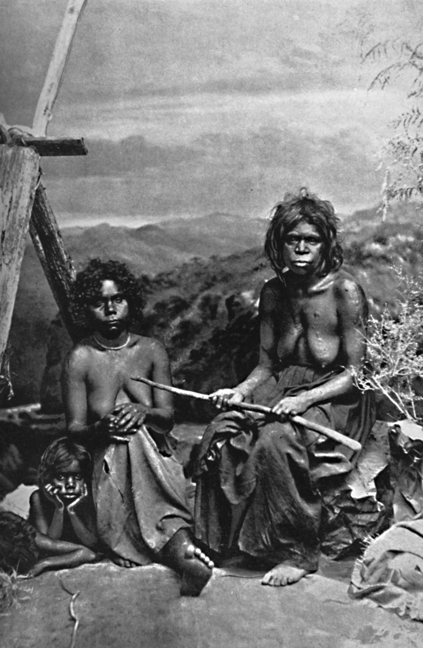 Australanka a její děti, 1902 od W. Lindt
