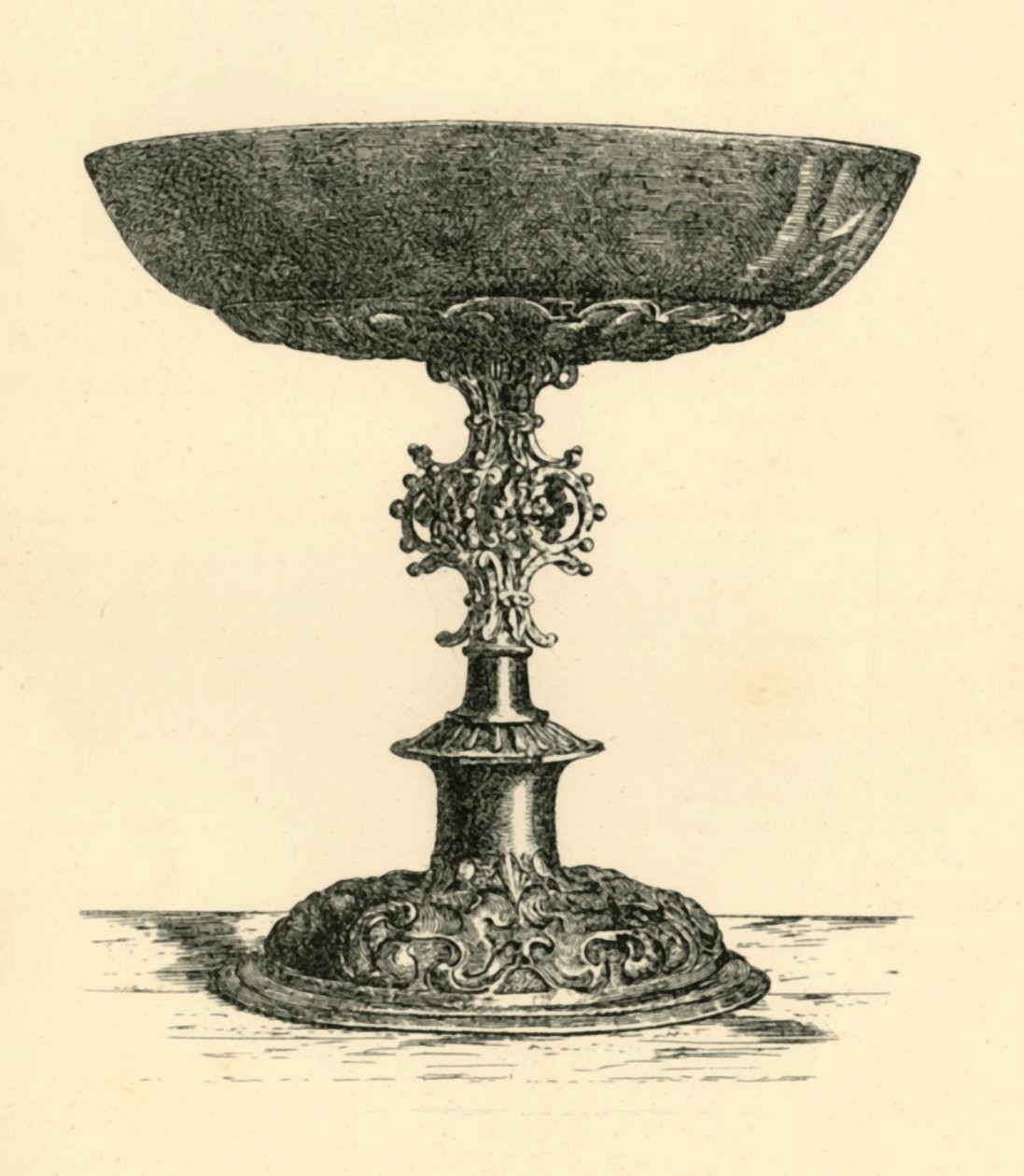 Stříbrná tazza, začátek 17. století, 1881. od W. M. McGill