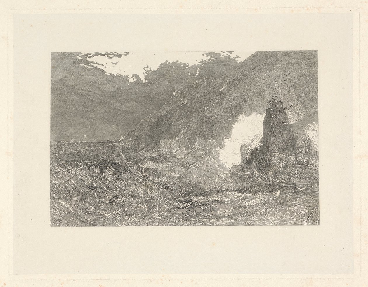 Longships Lighthouse, Lands End od W. R. Smith