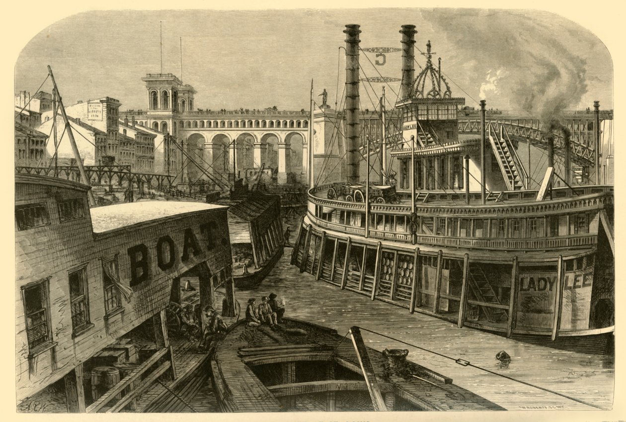 Levee v St. Louis, 1874. od W. Roberts