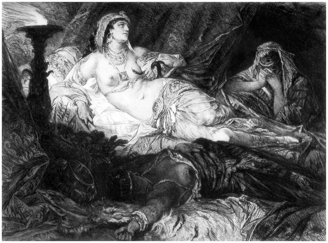 Kleopatra, c1880-1882. od W. Unger
