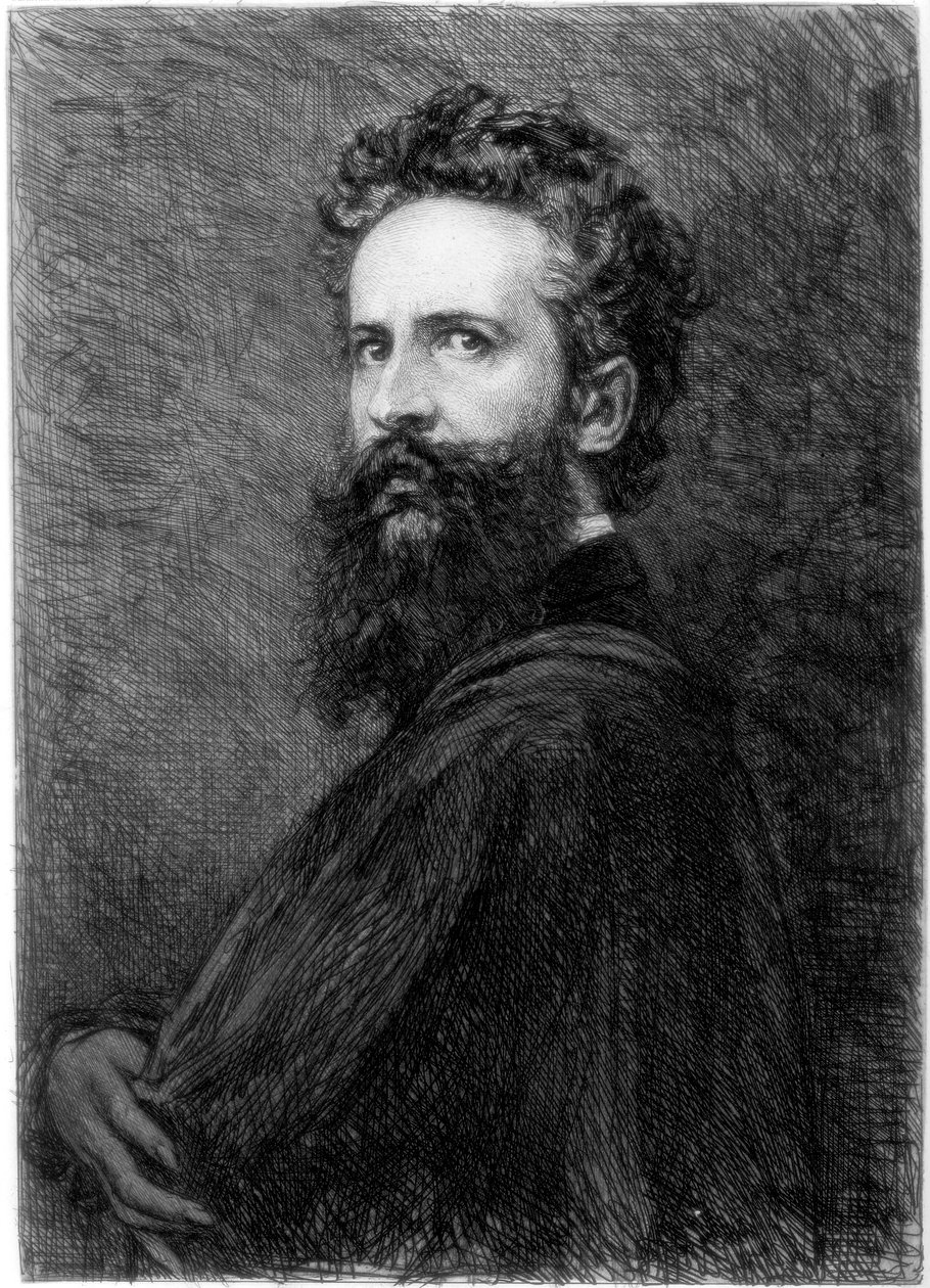 Hans Makart , rakouský umělec, c1880-1882. od W. Unger