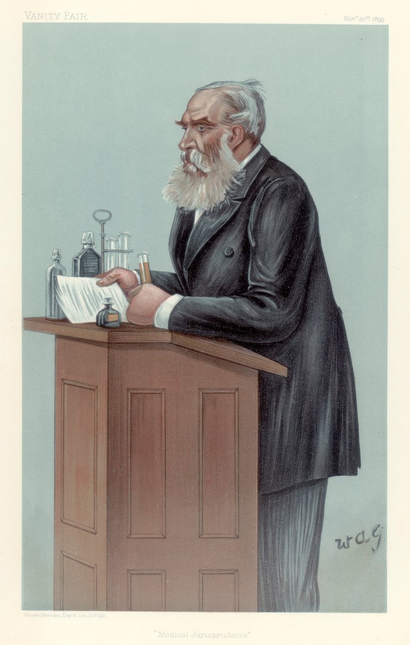 Thomas Stevenson, britský forenzní vědec, 1899. od Wag