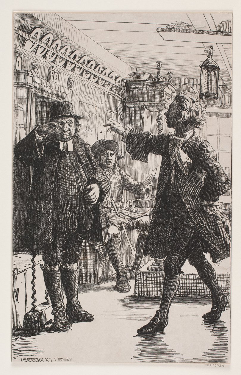 Erasmus Montanus a Per Degn od Waldemar Bøhme