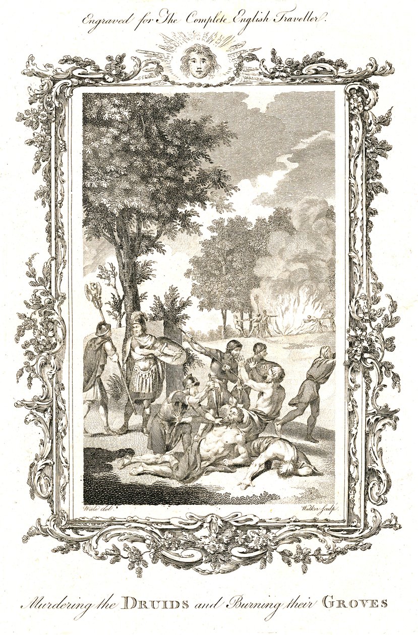 Murdering the Druids, c.1771-1772 od Walker
