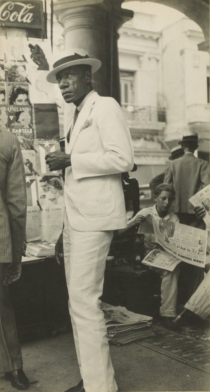 Havana Citizen / Občan v centru Havany od Walker Evans