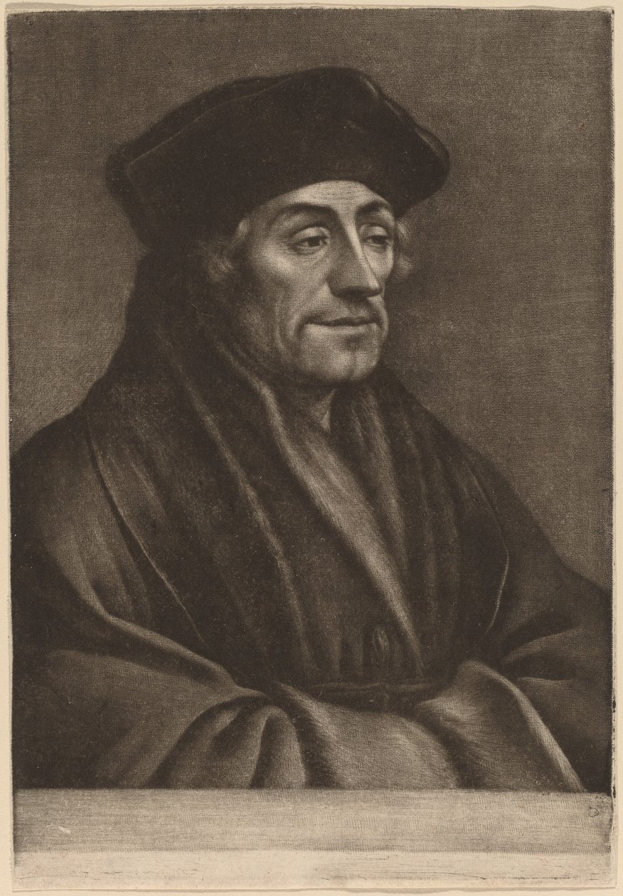 Erasmus od Wallerant Vaillant after Hans Holbein the Younger