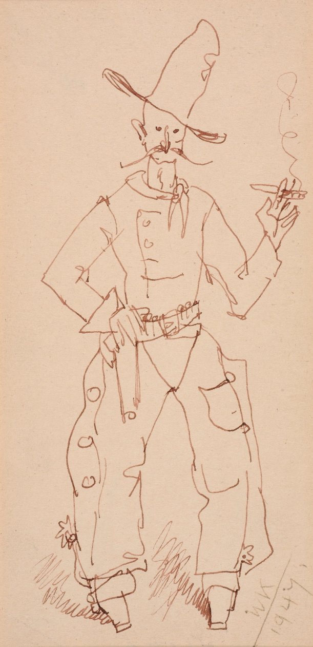 Kouření kovbojů od Walt Kuhn