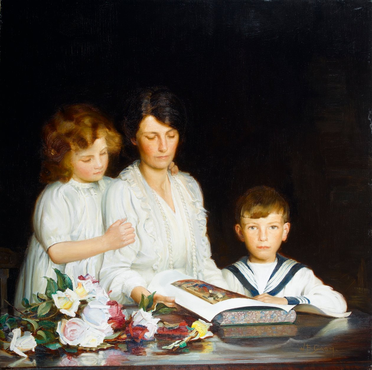 Rodinný portrét, 1919 od Walter Bonner Gash