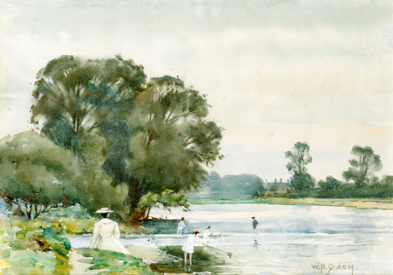 Břeh řeky od Walter Bonner Gash