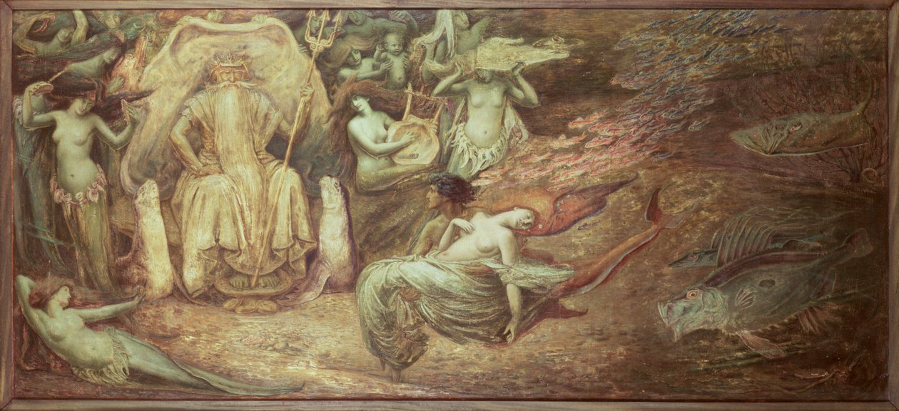 Král Neptun od Walter Crane