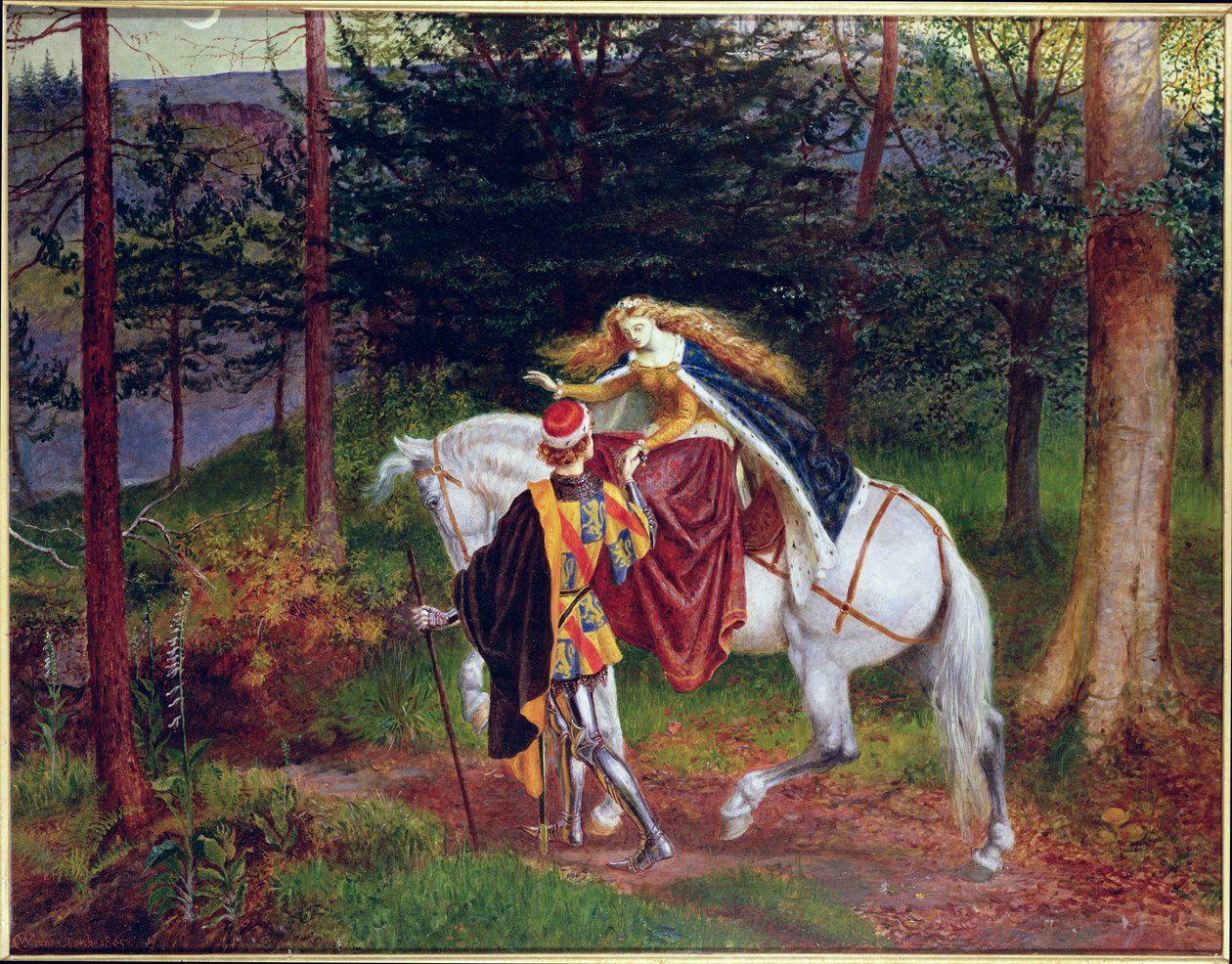 Krásná dáma bez milosti od Walter Crane