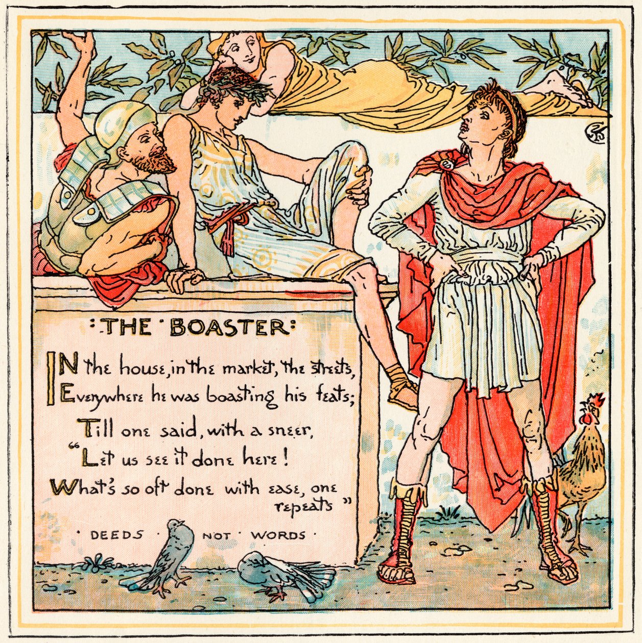 The Boaster, ilustrace z 