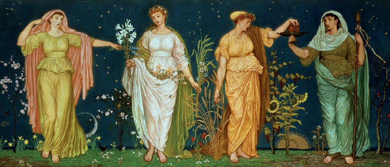 Roční období od Walter Crane