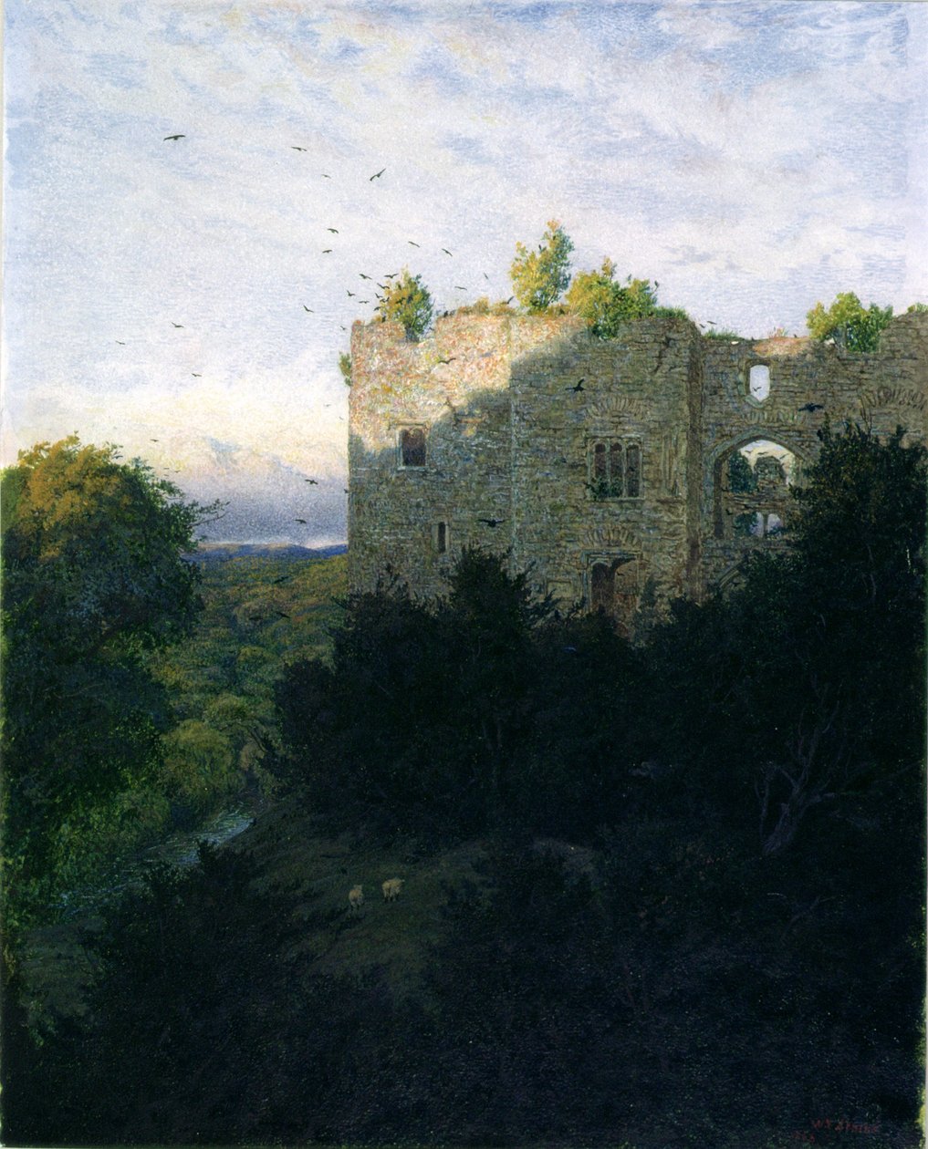 The Last Gleam, 1866 od Walter Fryer Stocks