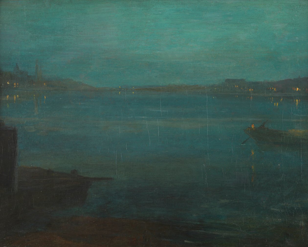 Nokturno z Greaves Boat Yard od Walter Greaves