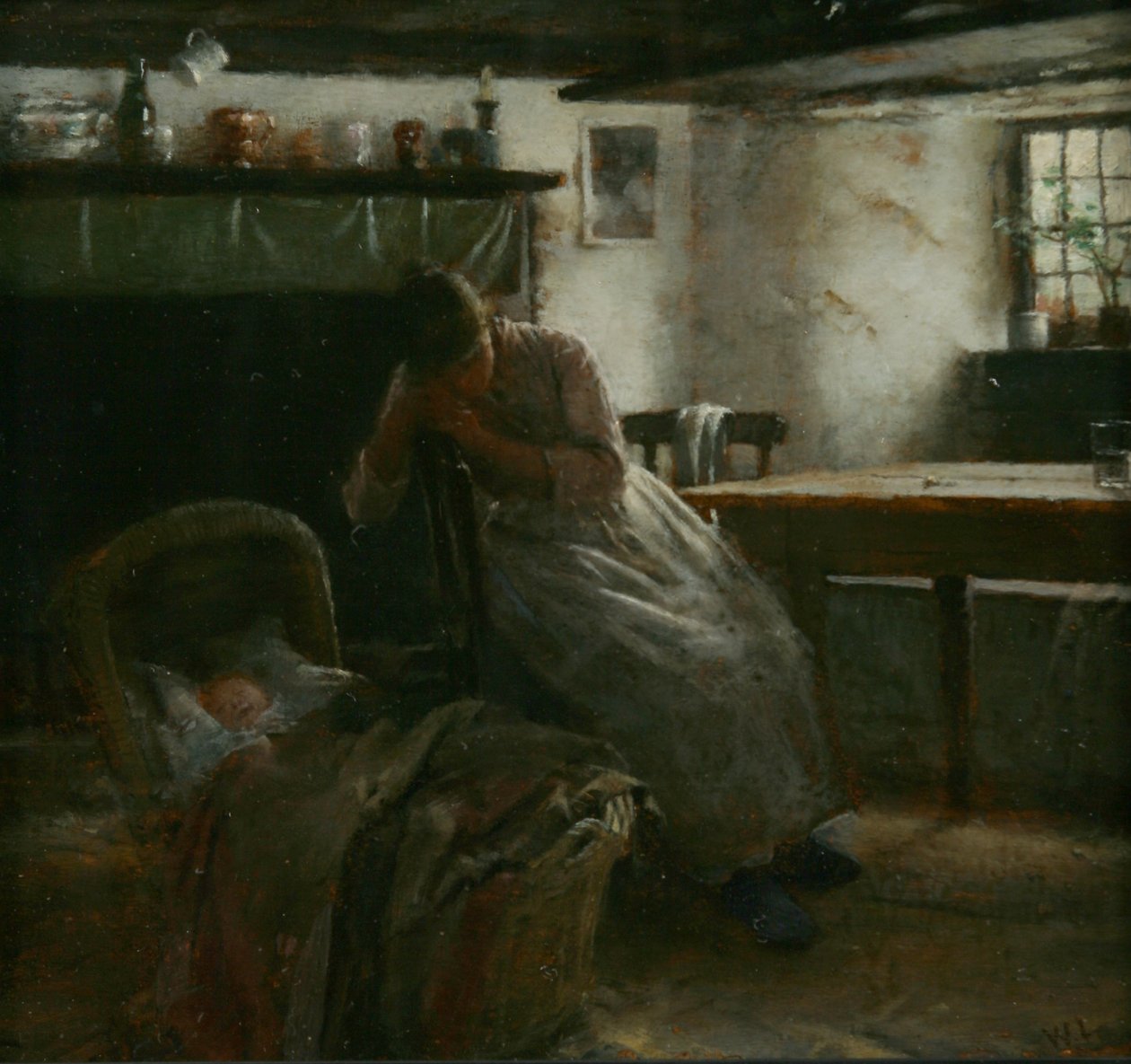 Daydreams, nebo Mateřství od Walter Langley