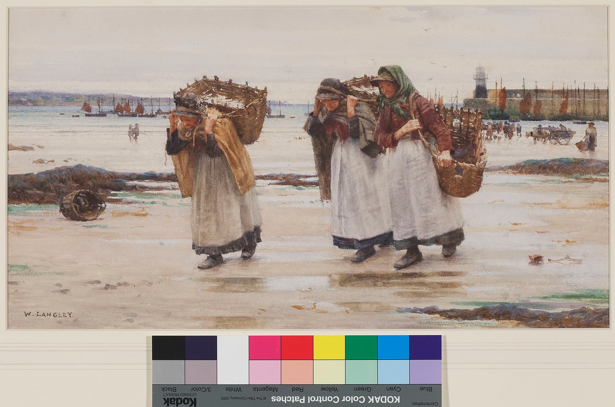 Chlebodárci, cca 1896 (čb na papíře) od Walter Langley