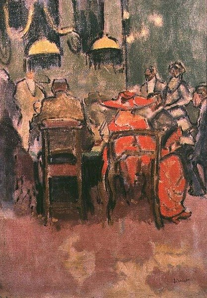 Baccarat, Dieppe, 1920 od Walter Richard Sickert